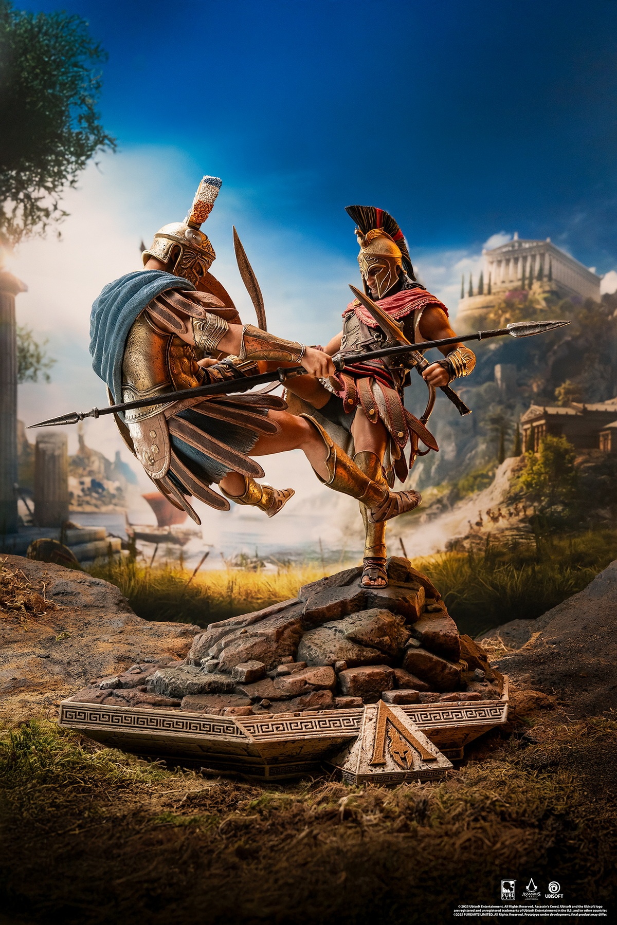  Assassins Creed Spartan Kick 1/6 Scale Diorama PA054AC Statue (GK)(Licensed)-Pure Arts