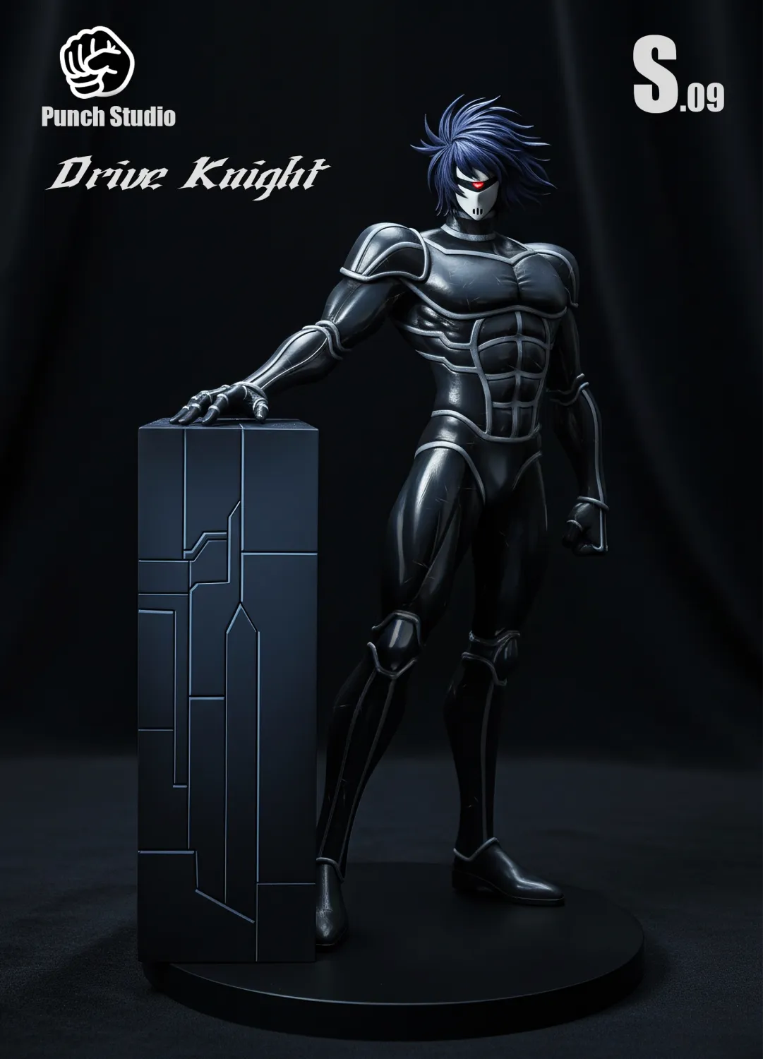 Punch Studio - One Punch Man Drive Knight & Metal Bat Statue 
