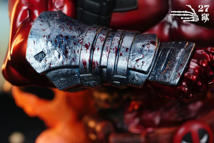 DeadPool Bust with LED 1/3  Statue(GK)-27abyss Studio 