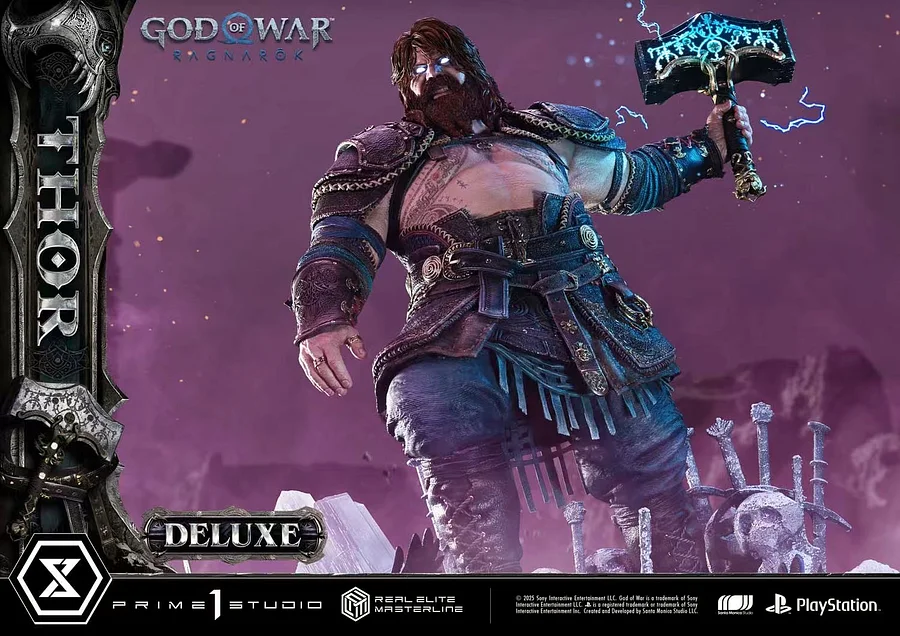 Prime 1 - Real Elite Masterline God of War: Ragnarok Thor REMGOW-02 & REMGOW-02DX & REMGOW-02DXS Action Figure 
