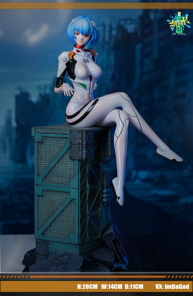 Neon Genesis Evangelion 1/6 Asuka & Ayanami Rei Statue(GK) - SD Studio