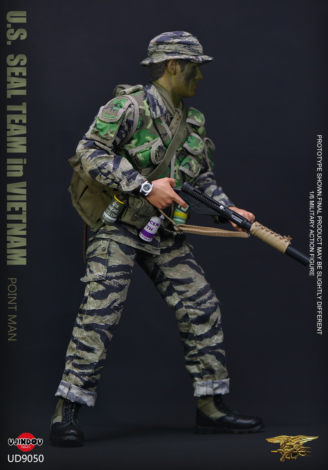  US  SEAL TEAM in Vietnam-POINT MAN UD9050 (Licensed) 1/6 Statue (GK)- UJINDOU