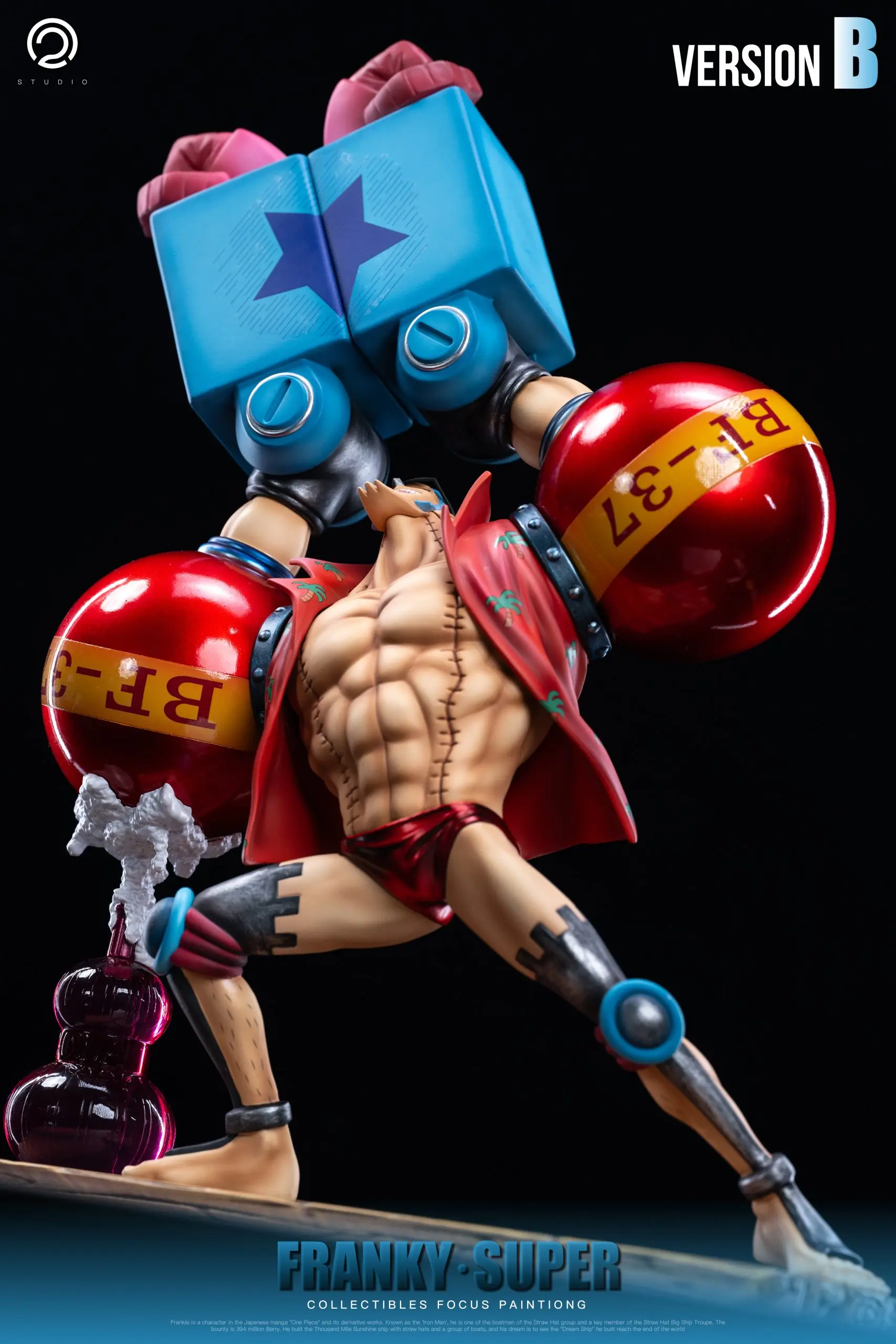 C2 Studio - One Piece Straw Hat Pirates Two Years Later #9 Franky Statue(GK)