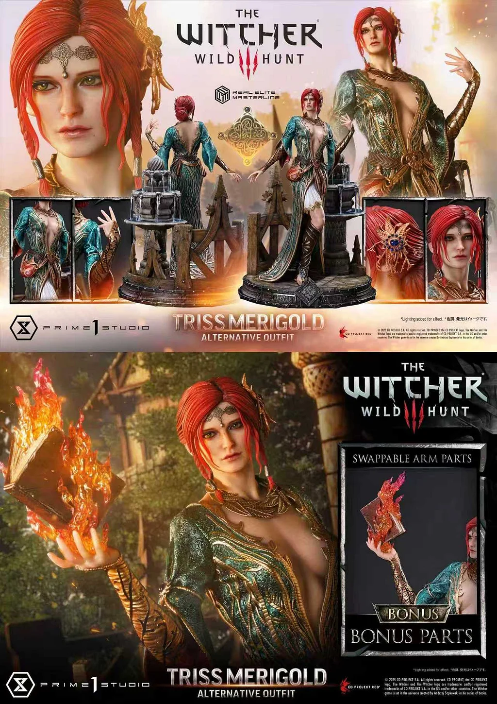Prime 1 Studio - The Witcher 3: Wild Hunt Triss Merigold Alternative Outfit REMW3-01 REMW3-01S (Licensed)Statue(GK)