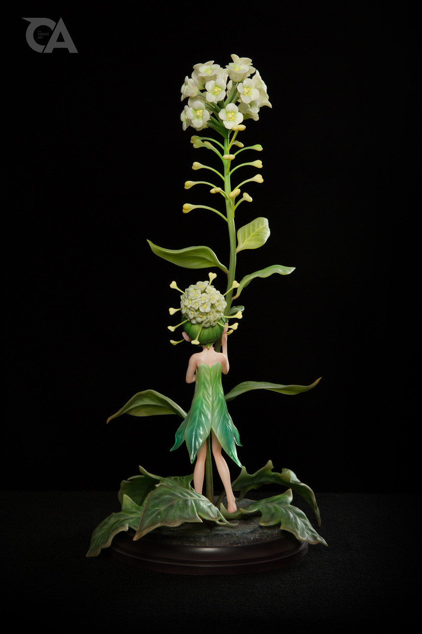 Shepherds Purse flower Fairy 1/1 Statue (GK)- Orange Art Studio