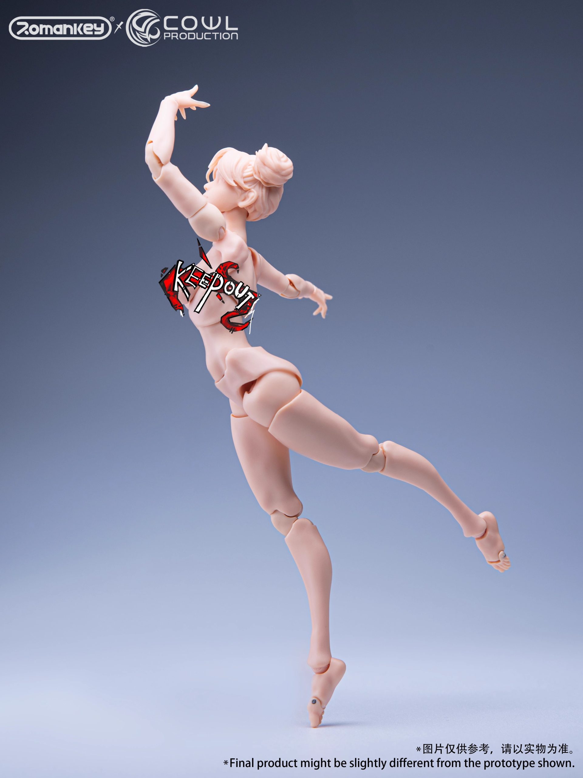 1/12 Scale Highly Articulated Female Body Reissue (Licensed) Statue (GK) -Romankey Studio