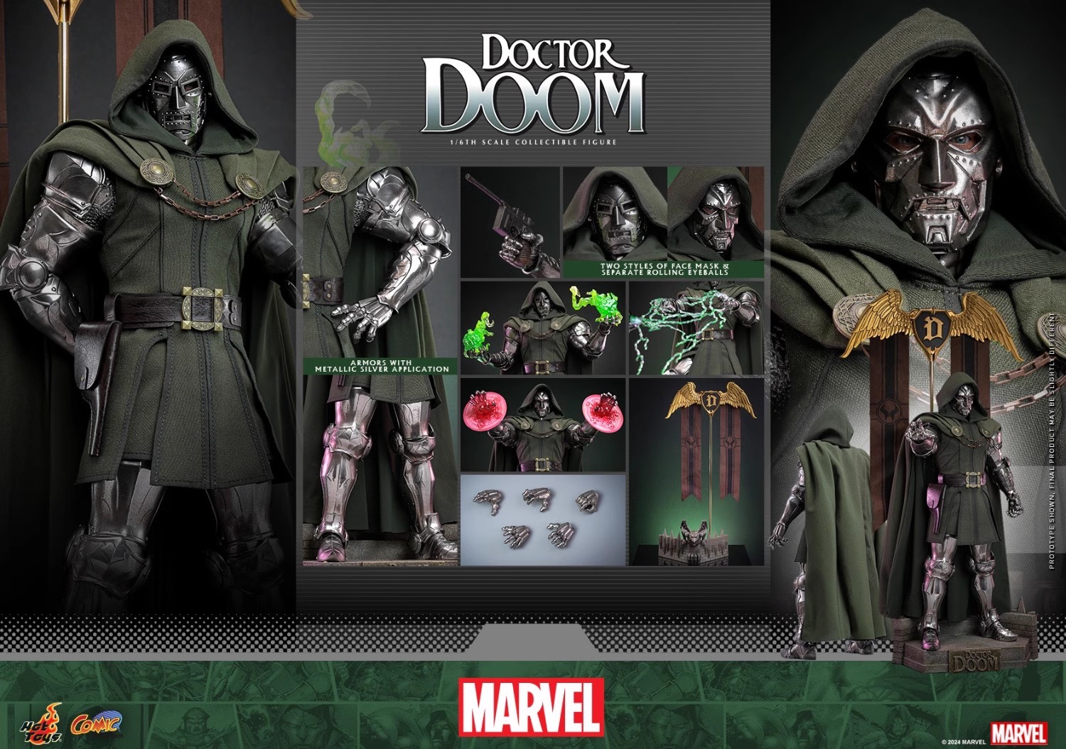 Pre sale of HotToys HT 1/6 Marvel Comics Doctor Doom Victor von Doom CMS022