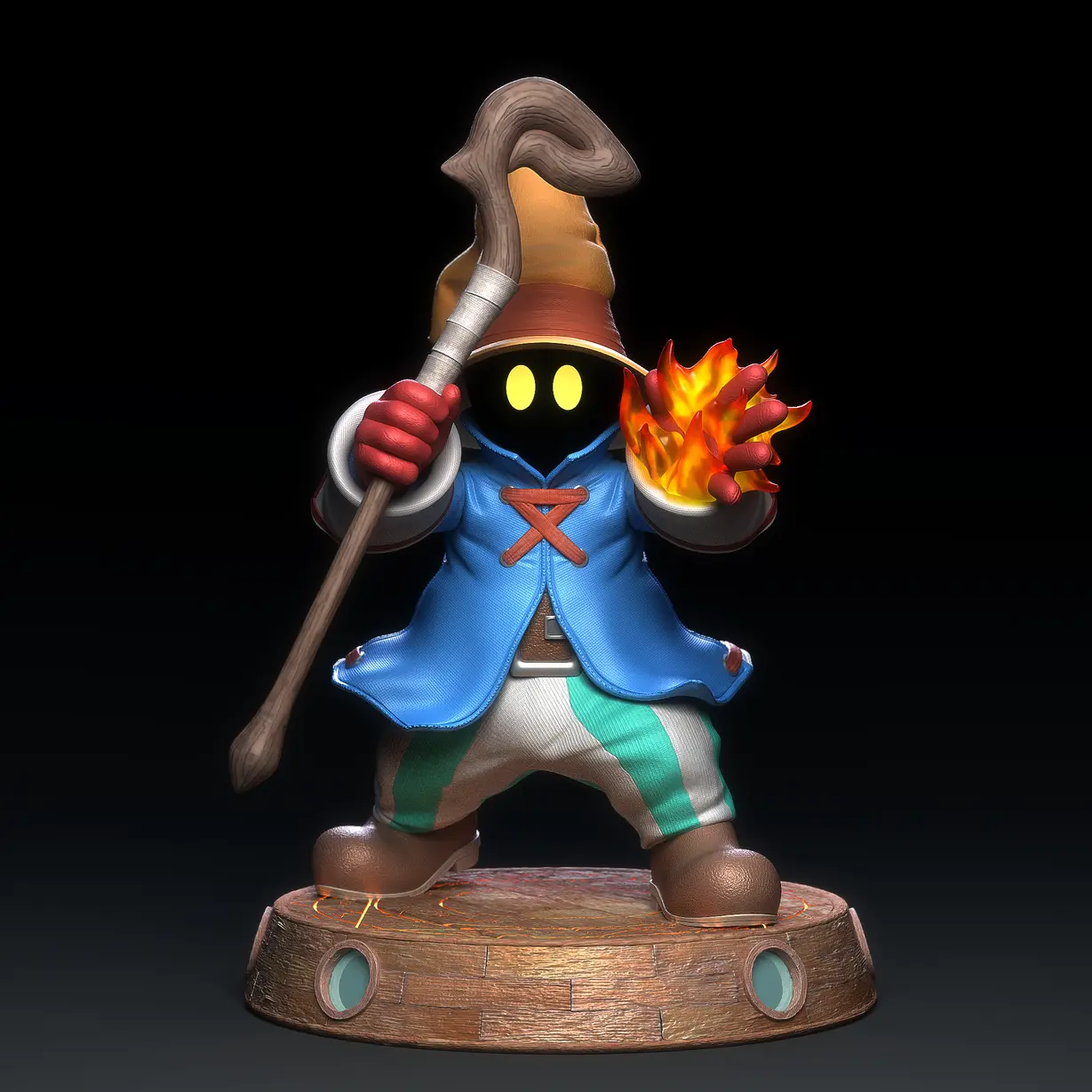 Solar Studio - Final Fantasy Vivi FF9 & Black Waltz 3 FF9 Statue(GK)