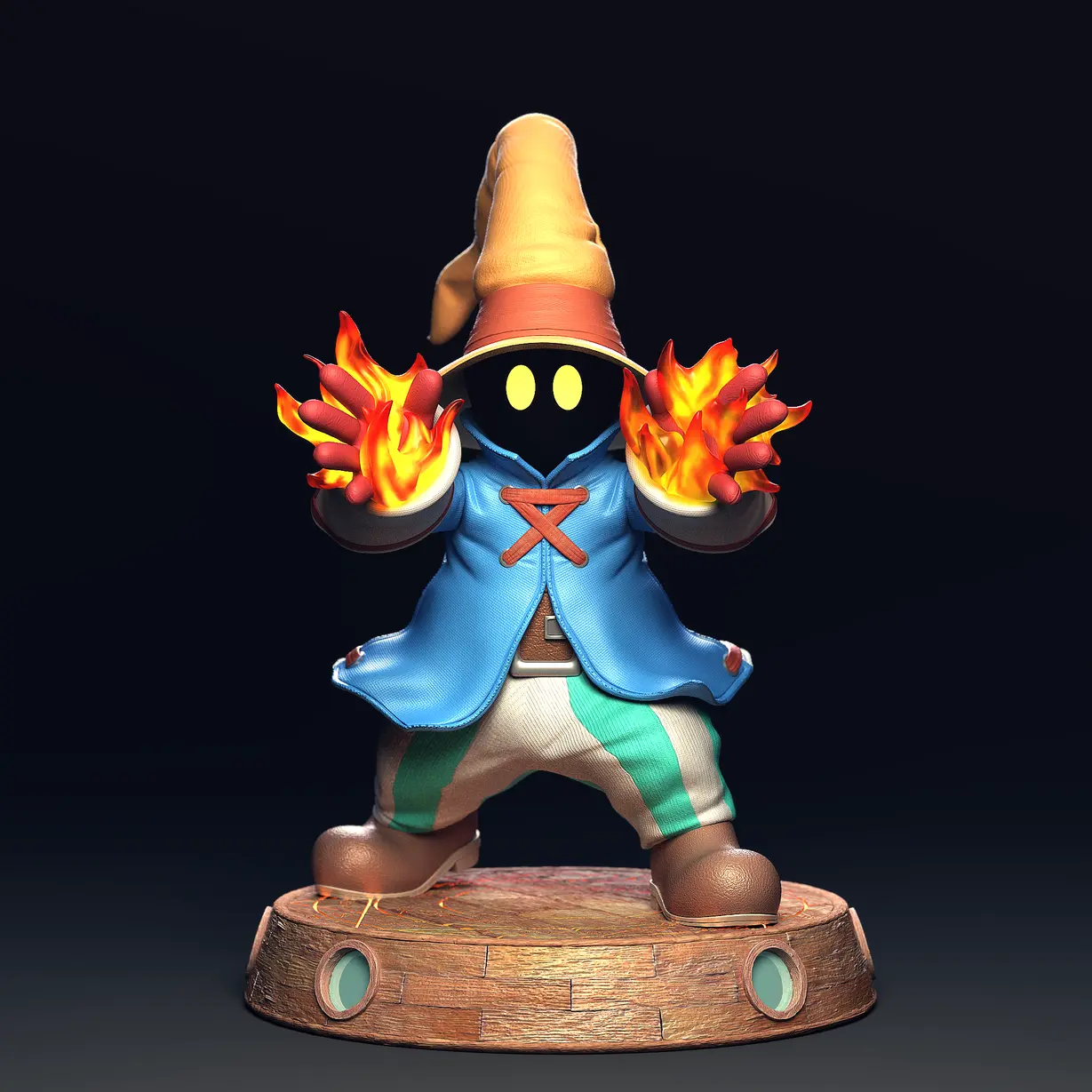 Solar Studio - Final Fantasy Vivi FF9 & Black Waltz 3 FF9 Statue(GK)