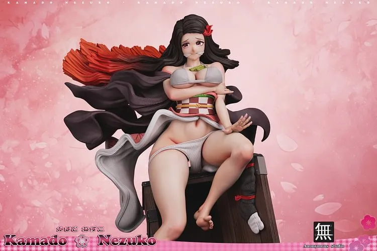 Demon Slayer Nezuko Kamado 1/6 & 1/4 STATUE GK (ADULT 18+)-Anonymous Studio Pre-sale
