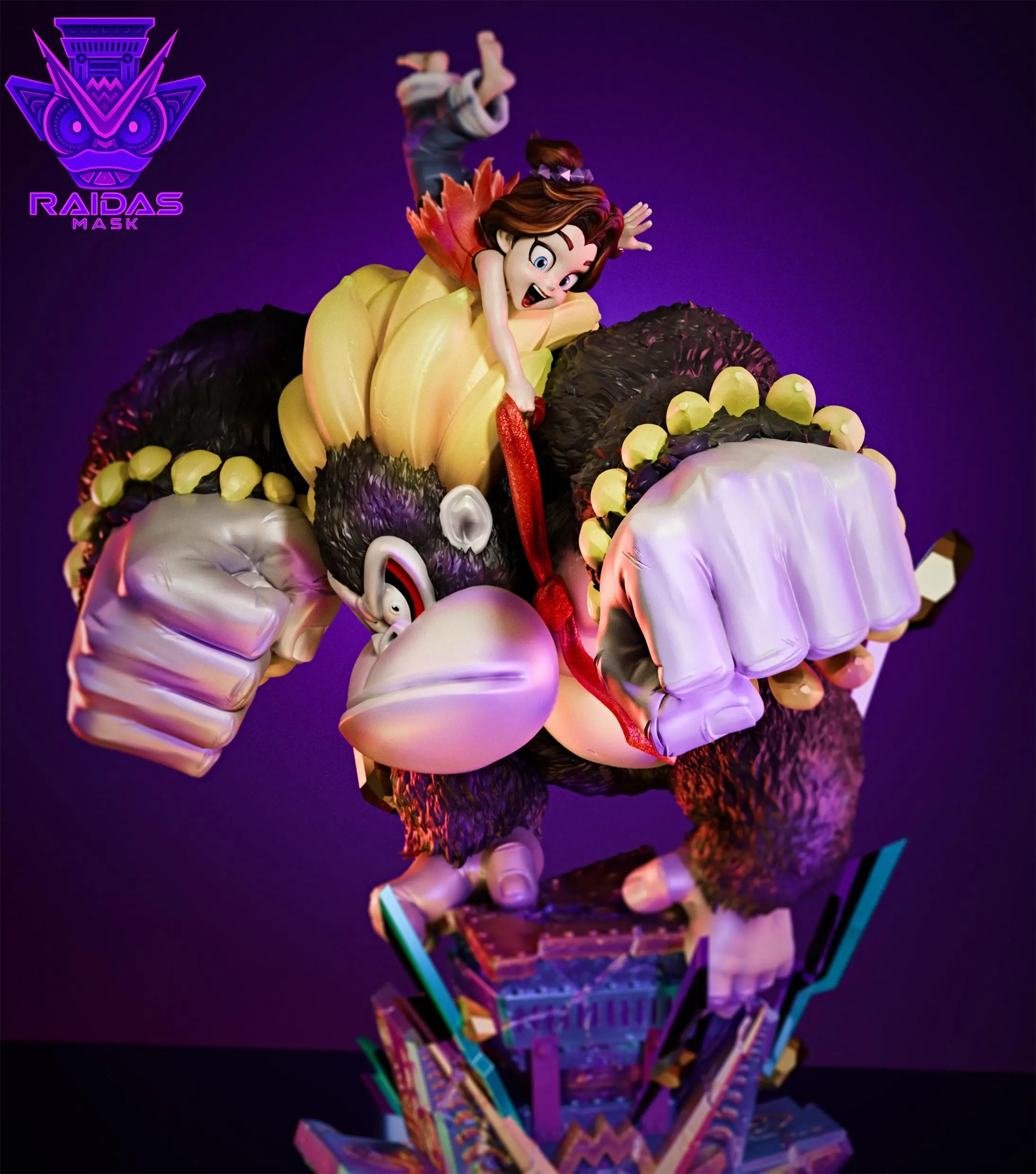 Raidas Mask Studio - Donkey Kong KONG BANANZA Statue(GK)