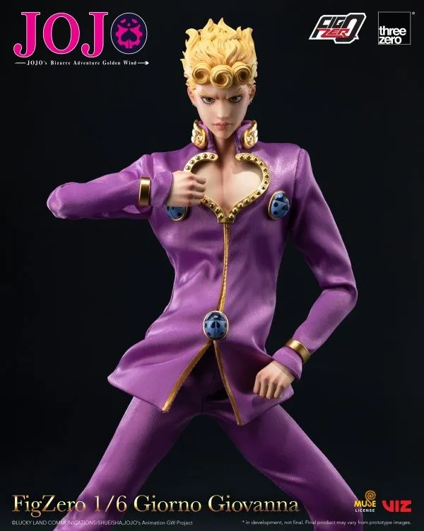 JoJo's Bizarre Adventure: Golden Wind FigZero Giorno Giovanna 3Z06570M0 (Copyright)1/6 Action Figure Statue(GK)-Threezero-KWII-GK