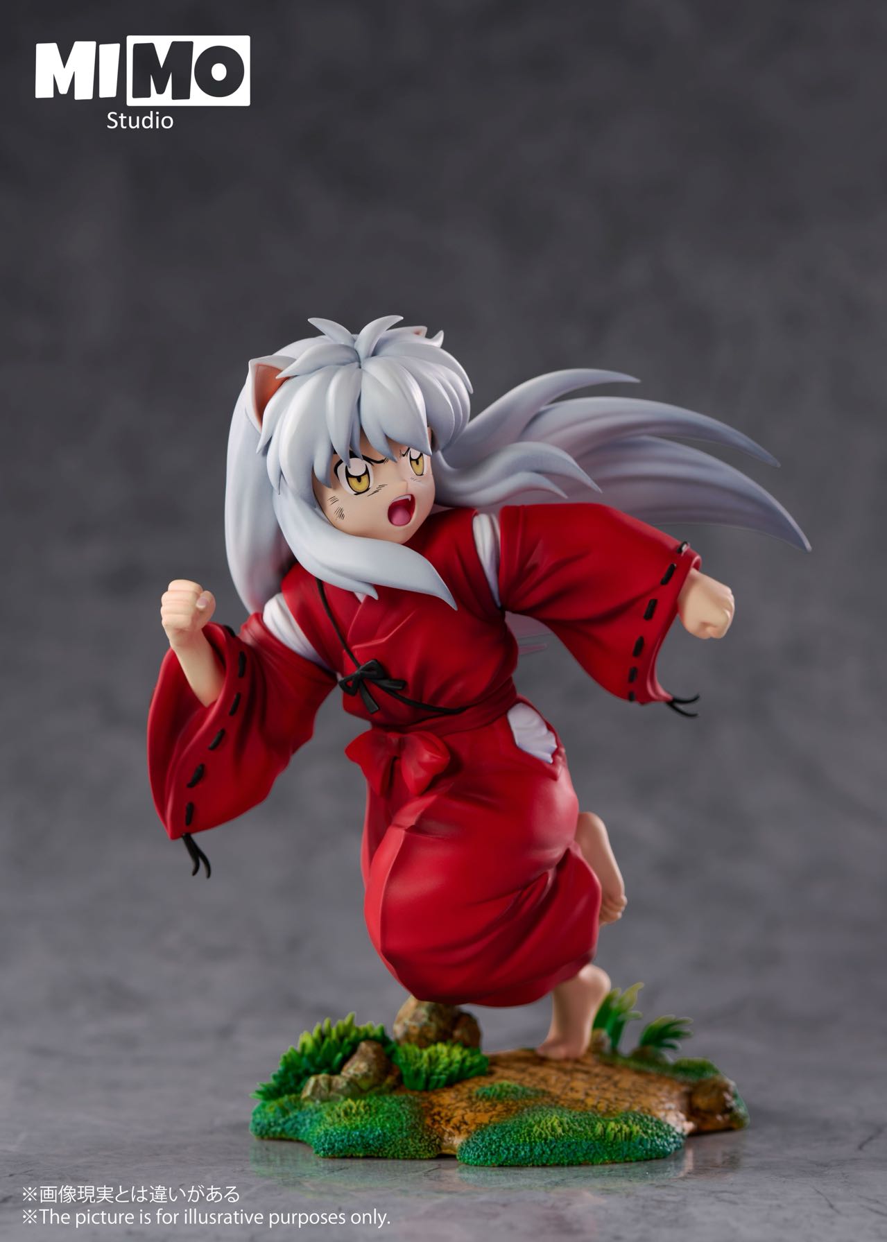  Inuyasha Running Childhood Little Inuyasha Statue(GK)-Mimo Studio 