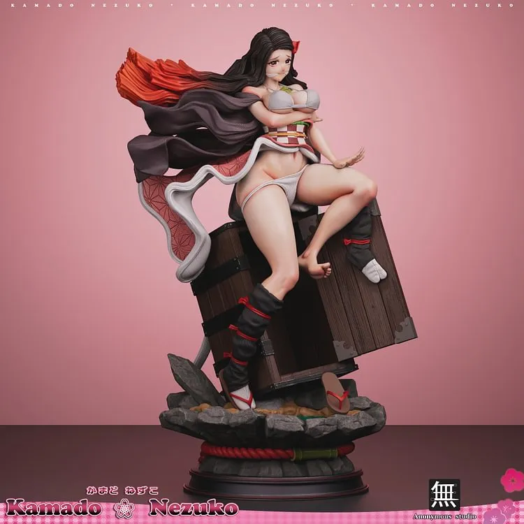 Demon Slayer Nezuko Kamado 1/6 & 1/4 STATUE GK (ADULT 18+)-Anonymous Studio Pre-sale