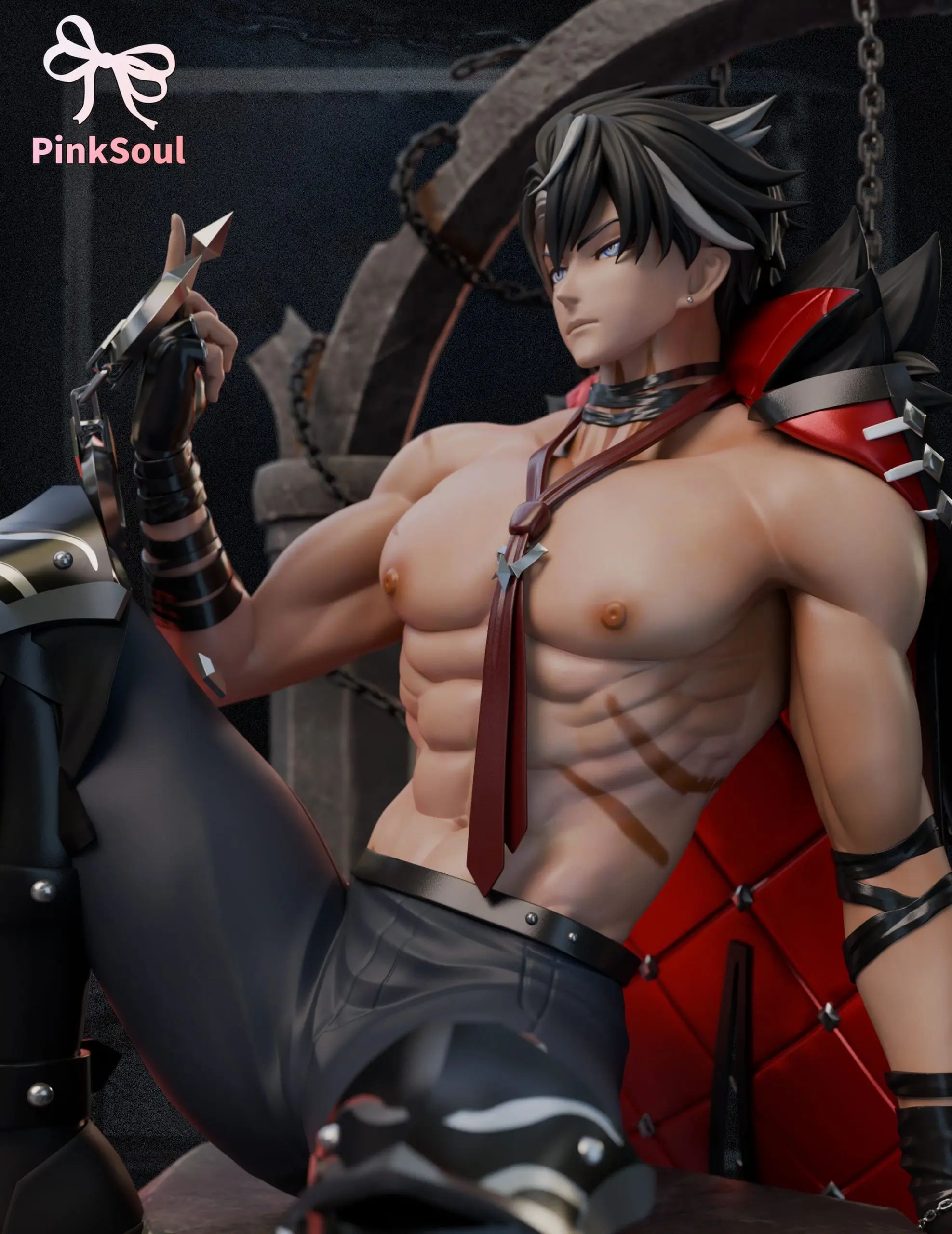 Pinksoul Studio - Genshin Impact Wriothesley Statue(GK) (Adult 18+)