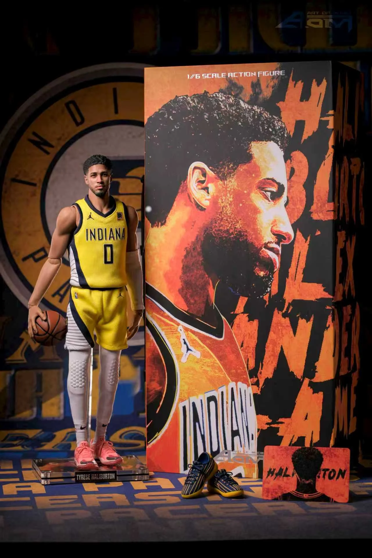 AOM TOYS - 1/6 Haliburton NBA Finals Set NBA Statue 