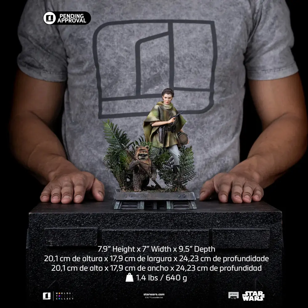 Iron Studio - Leia and Wicket 1/10 Scale Statue LUCSWR126625-10 (Licensed)Statue(GK)