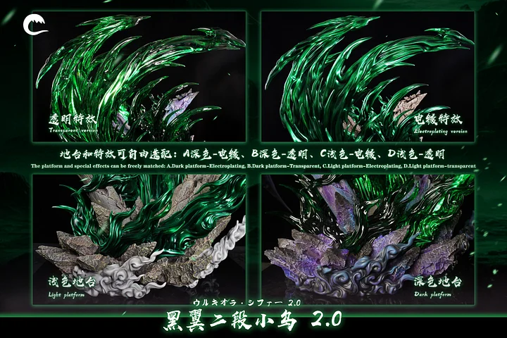 BLEACH Black Wing Ulquiorra Second Stage Blade Form 2.0 1/6 Statue(GK) -CHENG Studio