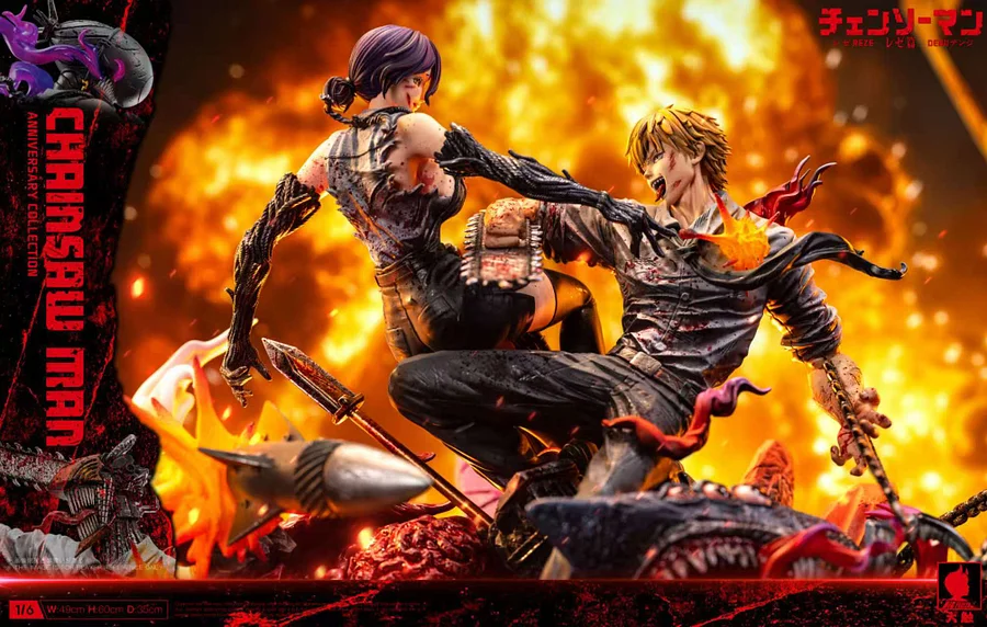 Big Feeler Studio - Denji X Reze Chainsaw Man Statue