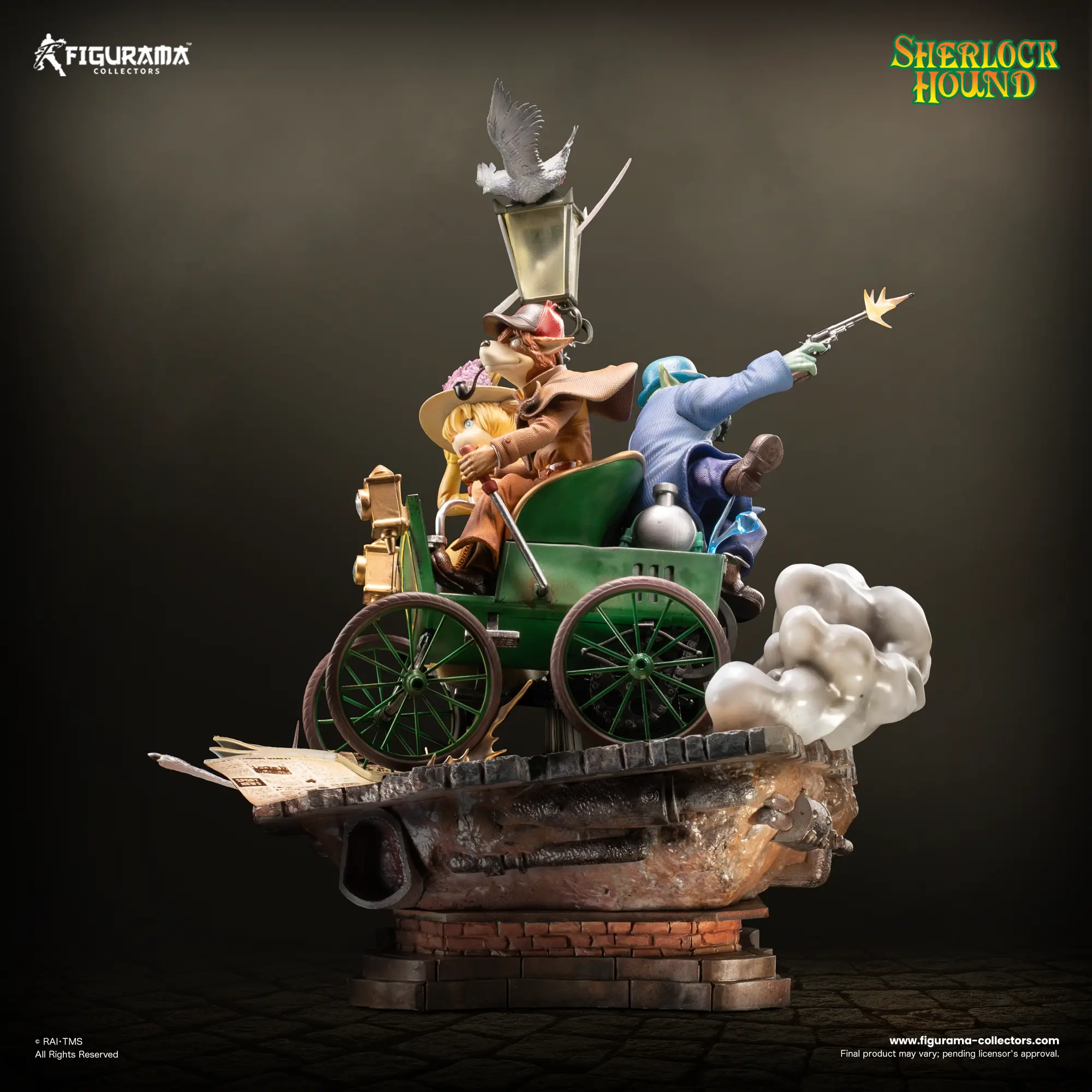 Figurama Collectors - Sherlock Hound: Sherlock Watson and Mrs. Hudson Elite Diorama  (Licensed)Statue(GK) 