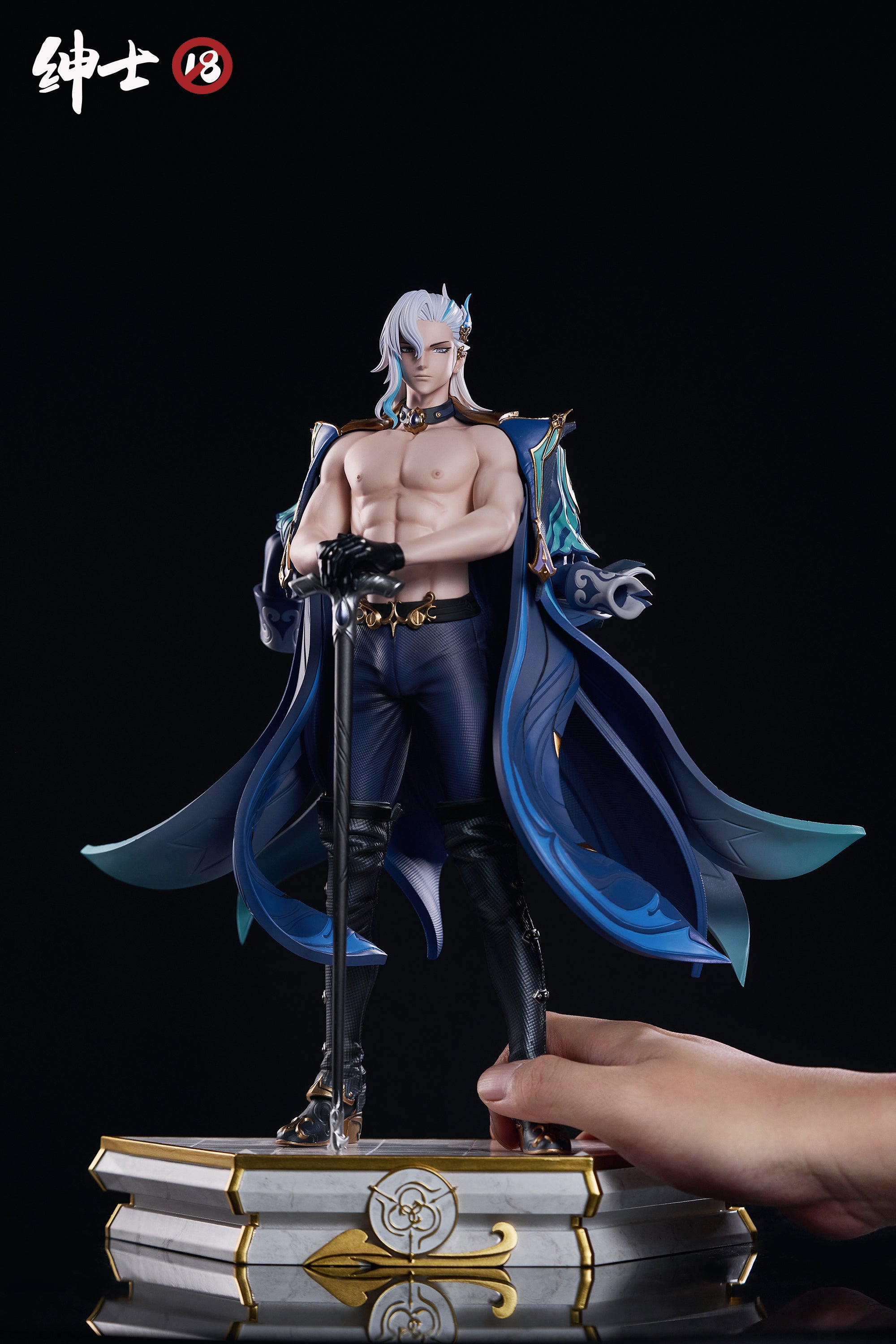 In stock - Gentleman 18 Studio - Genshin Impact Wriothesley&Neuvillette Statue(GK)(Adult 18+) 