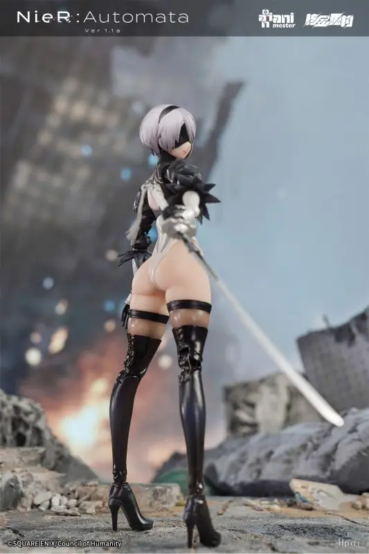 AniMester X Nuclear Gold Reconstruction - YoRHa No.2 Type B - 1/9 Scale Action Figure (Licensed) 