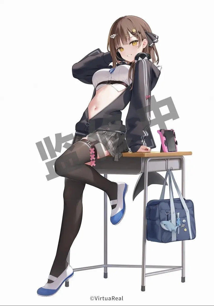 Reverse Studio - VirtuaReal Project Nana7mi 1/7 Shark Suit 2.0 (Licensed)Statue(GK) 