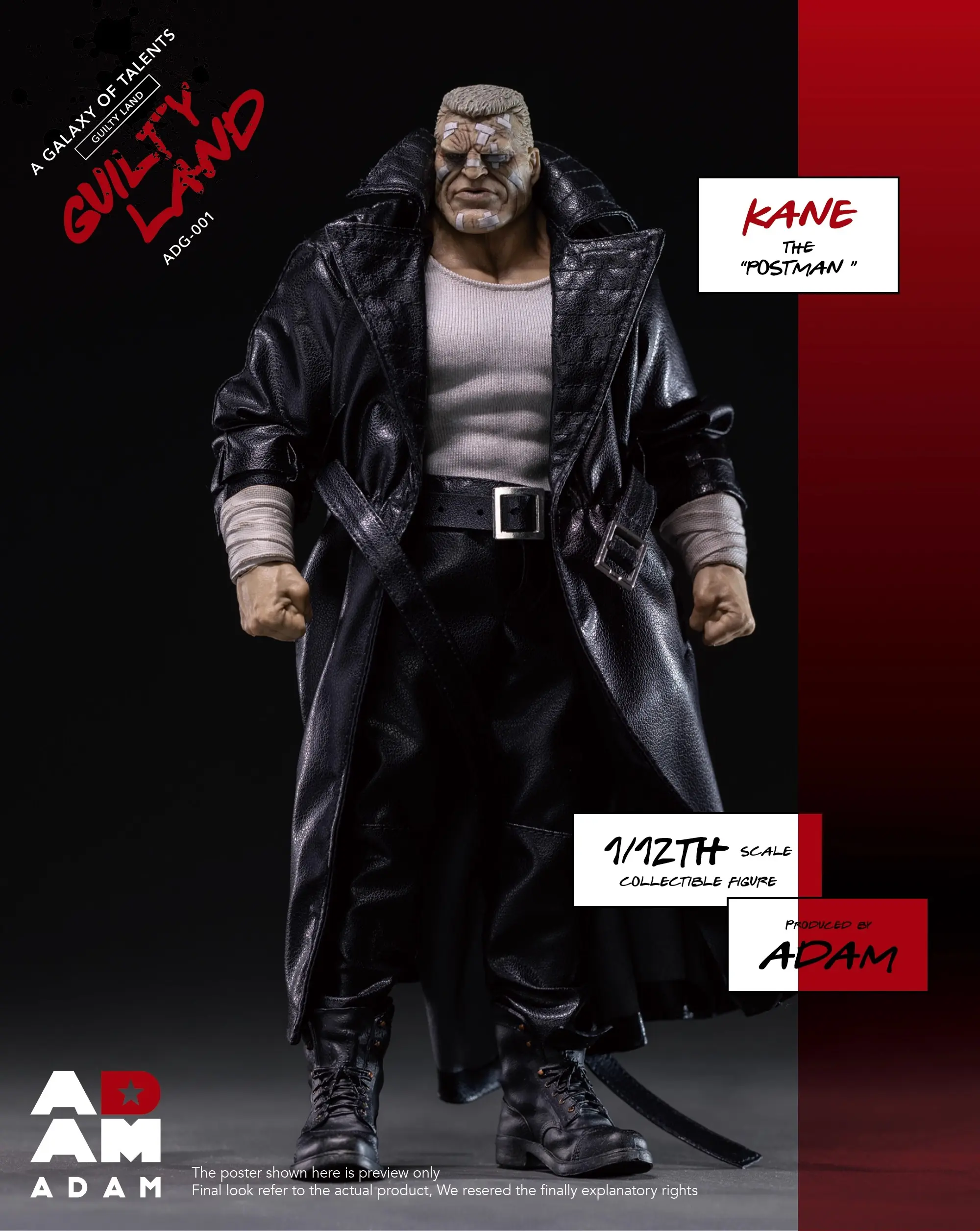 ADAM Studio - 1/12 Scale City of Ultimate Evil Mail Carrier Kaine Action Figure ADG001 (Licensed)