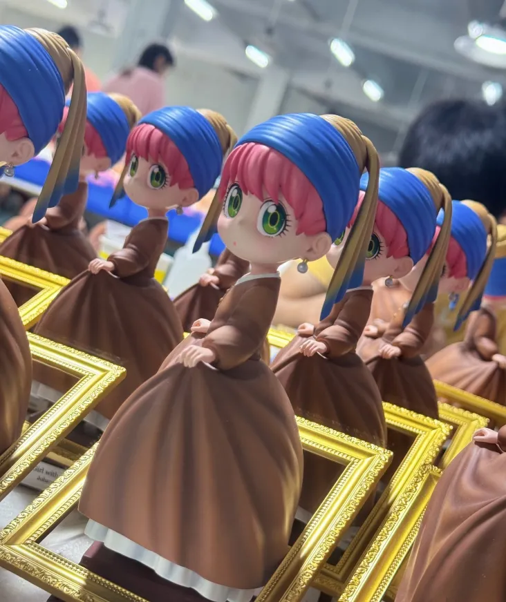 In stock-SPY×FAMILY Girl with a Pearl Earring Anya Forger Statue GK -GULUGULU Studio