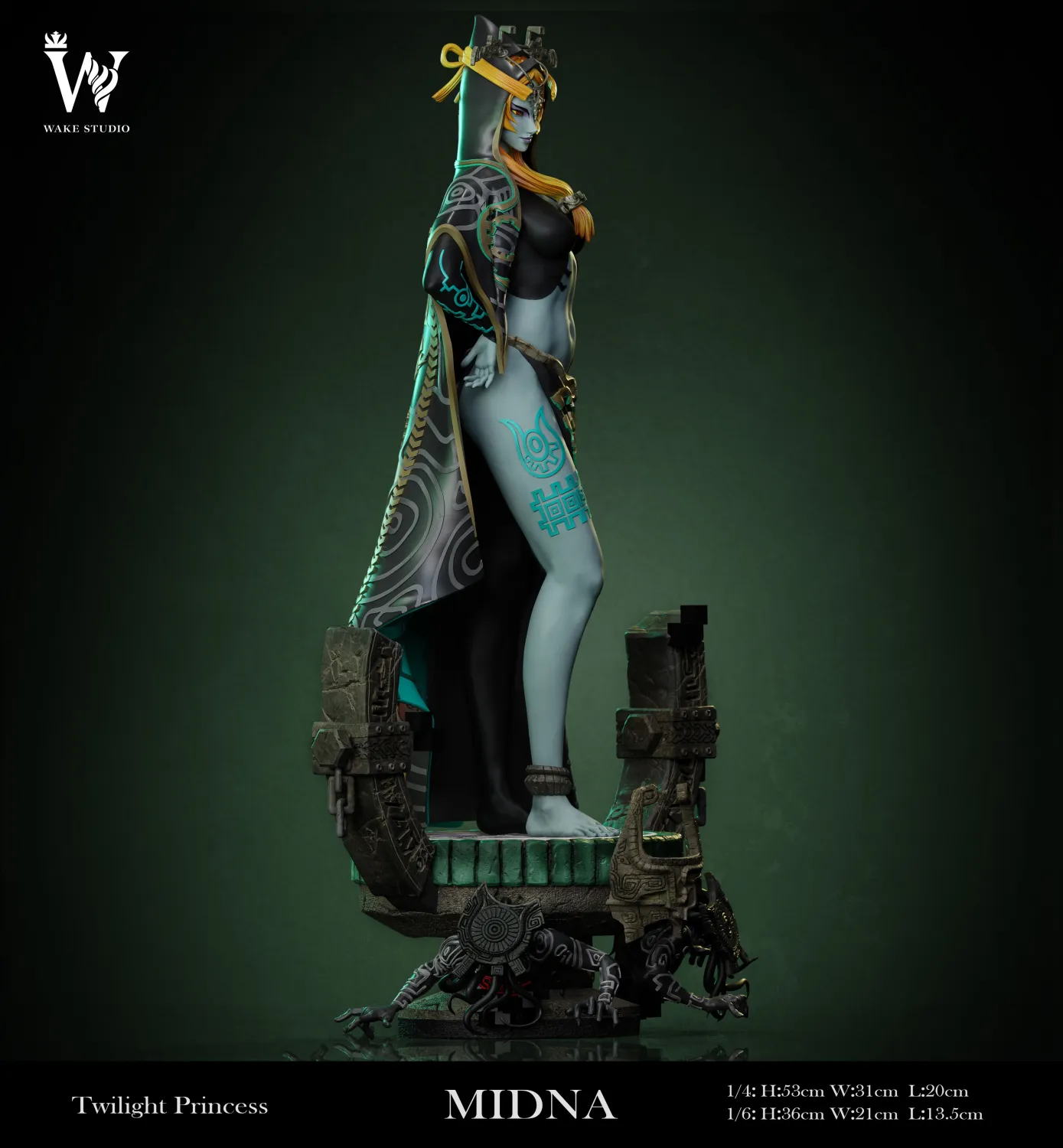 Wake Studio - The Legend of Zelda Adult Midna Statue 