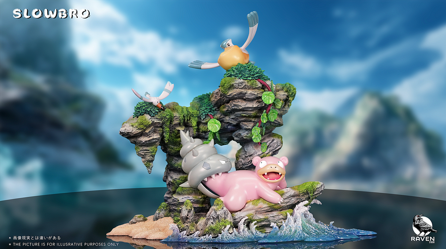 Raven Studio - Pokemon -Slowpoke 2.0 1/6 Statue(GK)