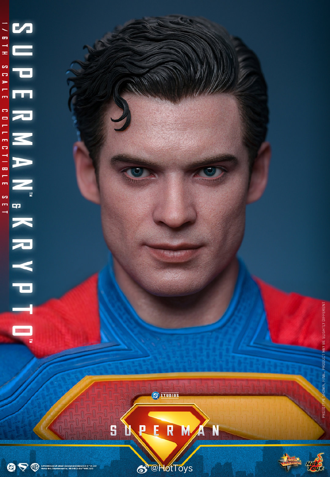 Superman & Krypto 1/6th scale Collectible Set MMS812 (Licensed) Statue(GK)-Hottoys