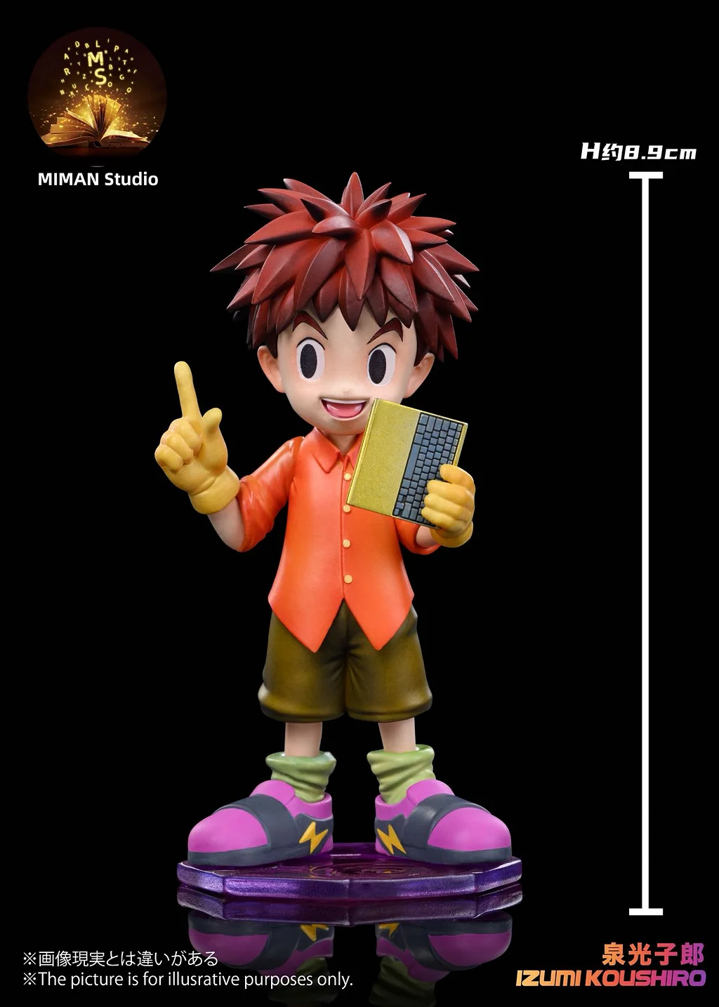 MIMAN Studio - Digimon - Megahouse Scale Izzy Izumi & Tentomon Resin Statue (GK)