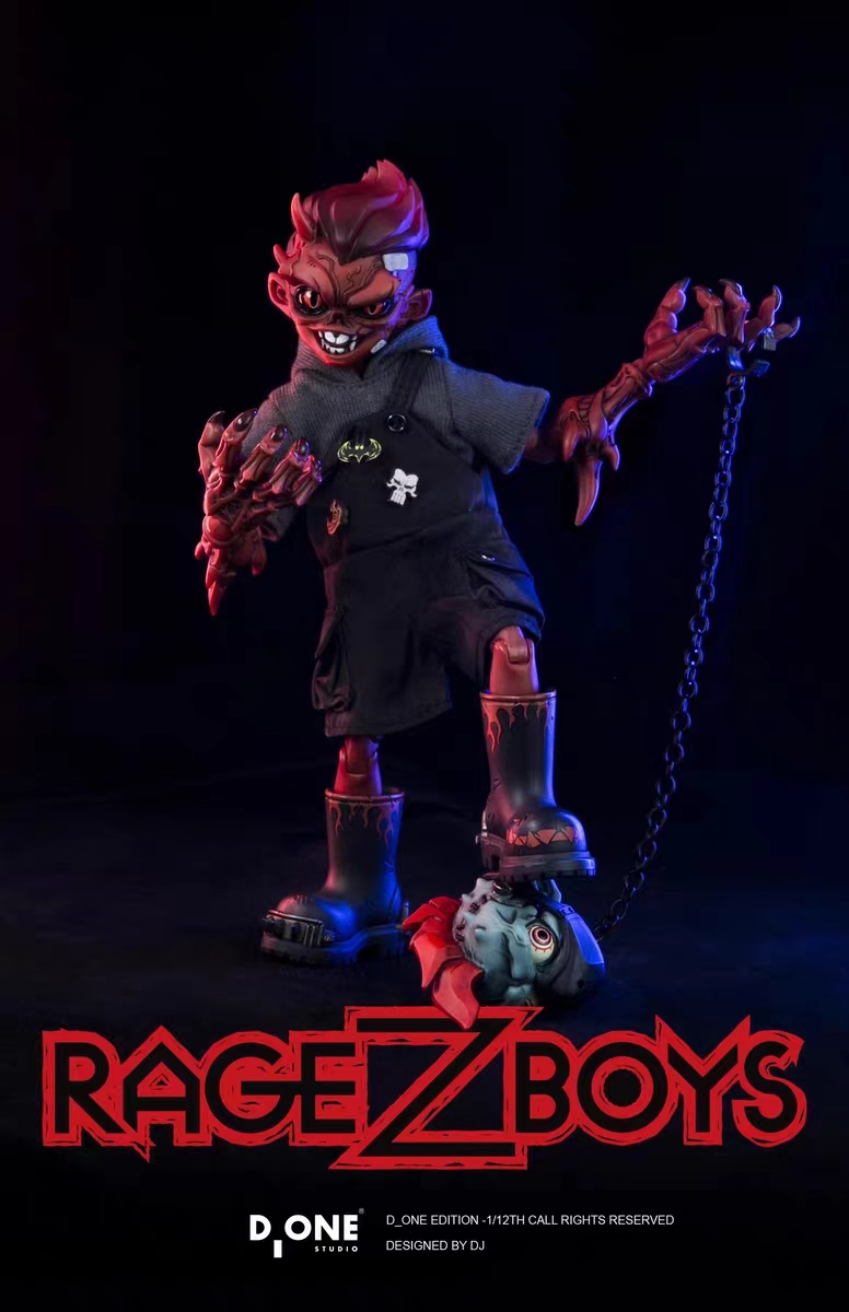 D ONE Studio - RAGE-ZBOYS 1/12 Action Figure (Licensed)
