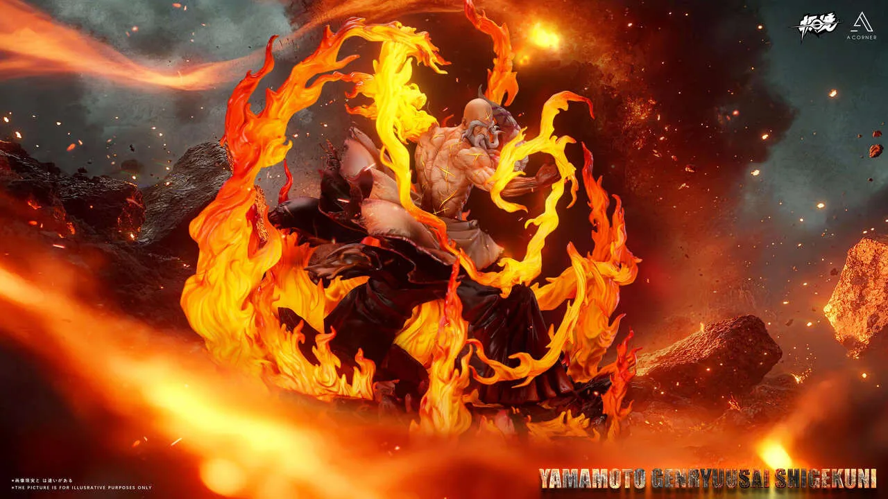 JiJing Studio x AC Studio 1/6 Bleach Yamamoto Genryusai Shigekuni Statue