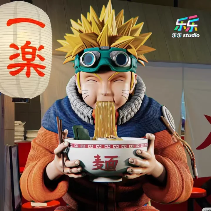 Naruto-Eating Noodles Naruto Statue(GK) -LeLe Studio 