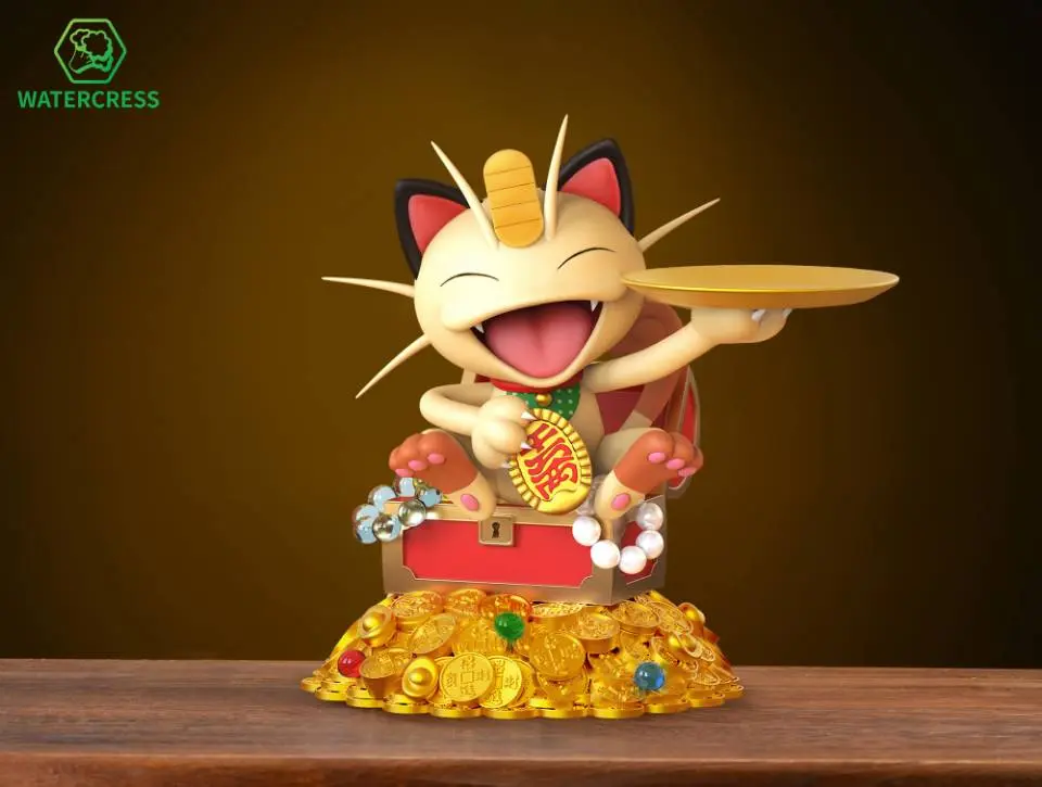Watercress Studio - Pokemon Lucky Meowth Statue(GK)