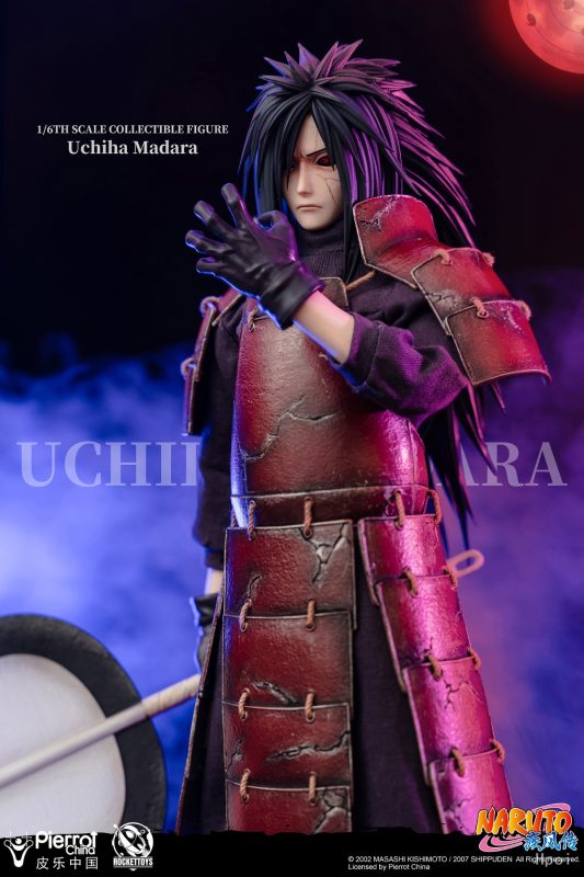In stock-Naruto Shippuden Uchiha Madara 1/6 action figure (authorized) soldier statue GK, ROCKETTOYS studio-KWII-GK