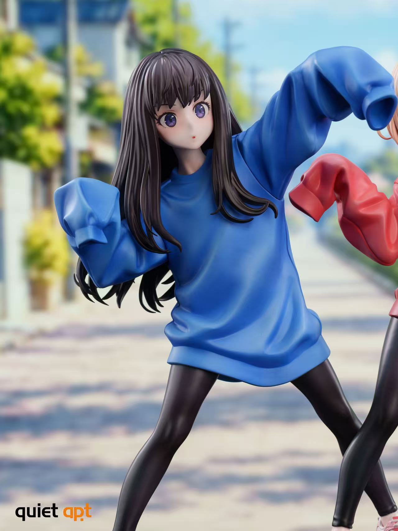 QuietArt Studio Chisato Nishikigi X Takina Inoue Daily Outfit Version Lycoris Recoil Statue