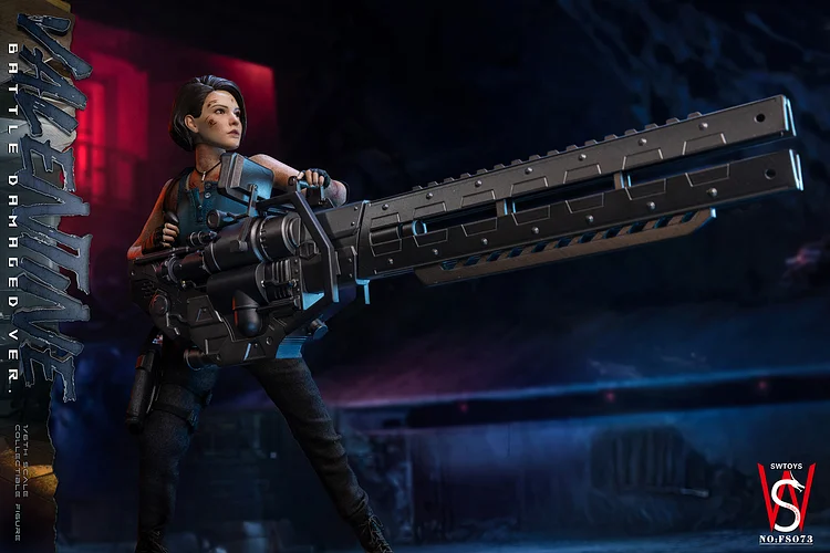 Resident Evil-Valentine Jill FS073 1/6 Battle Damaged Action Figure, Soldier, SWTOYS STUDIO, Pre-sale-KWII-GK