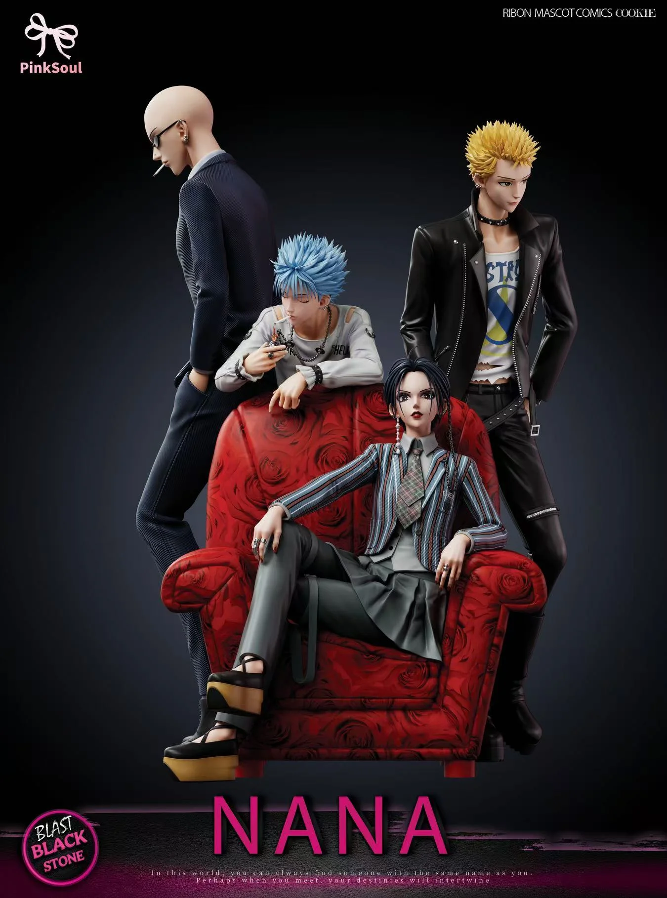 PinkSoul Studio - NANA - Blast/Black stones Statue(GK)