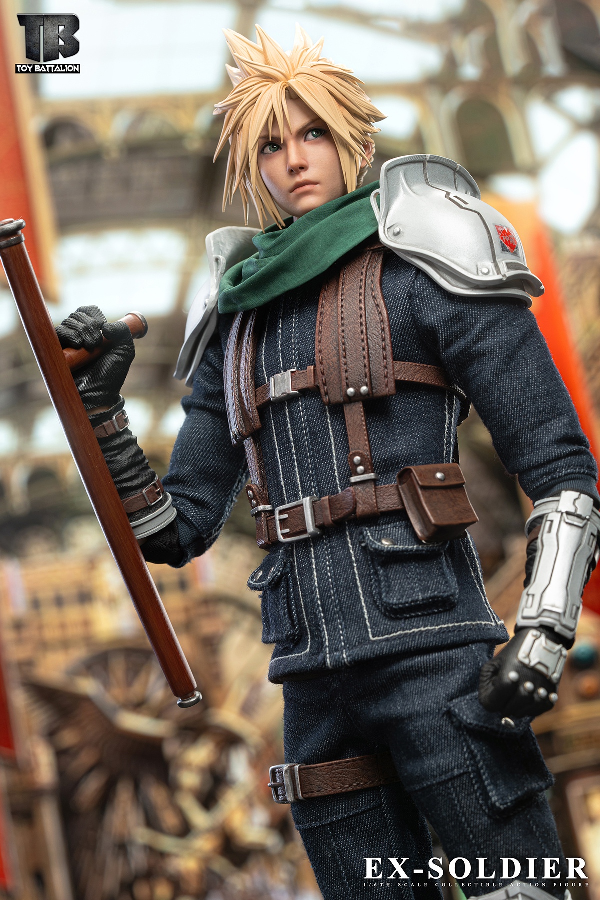 Final Fantasy 1/6 SOLDIER Cloud Strife TB025A TB025B Statue(GK)-TOYS BATTALION 