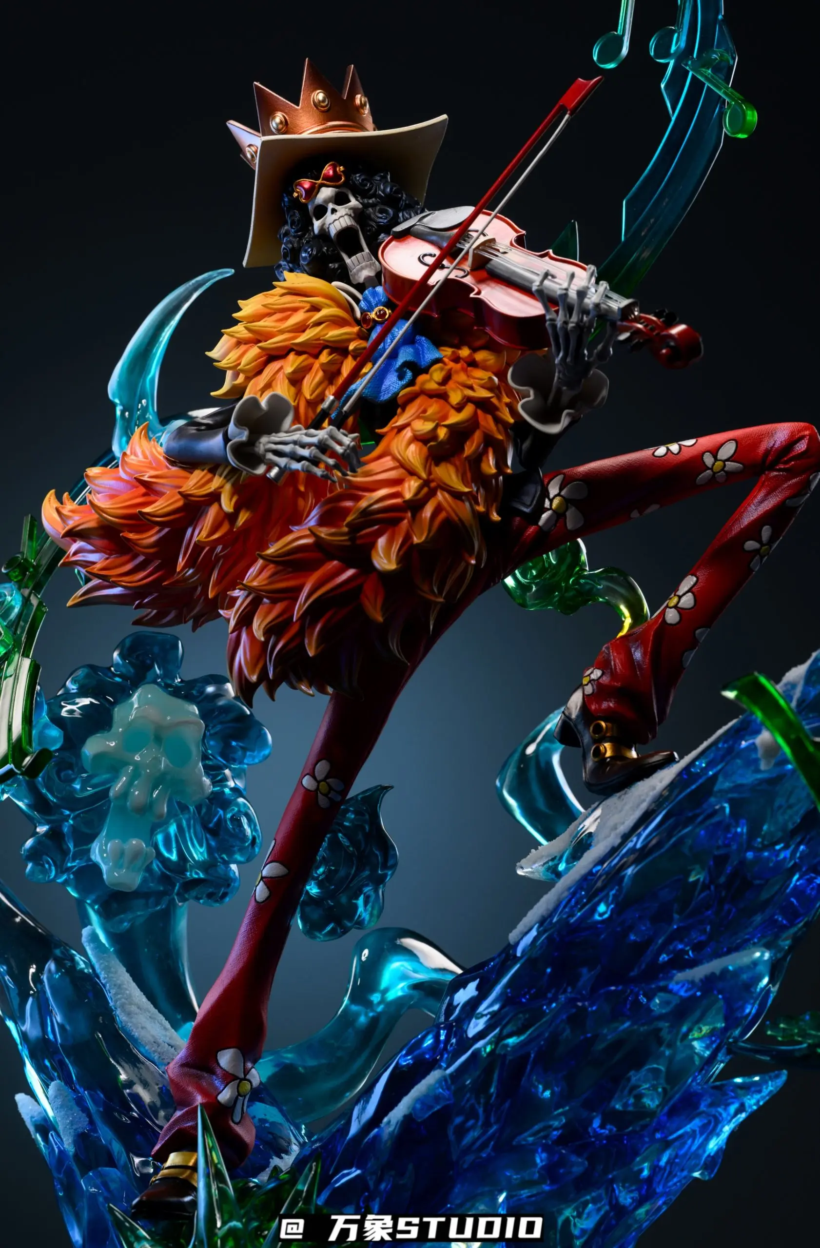Wan Xiang Studio - One Piece Soul King Brook  Statue (GK)