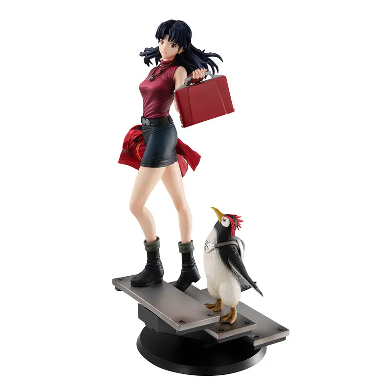 MegaHouse - GALS Series Rebuild of Evangelion Misato Katsuragi & Penpen Complete Figure (Licensed)  Statue(GK)