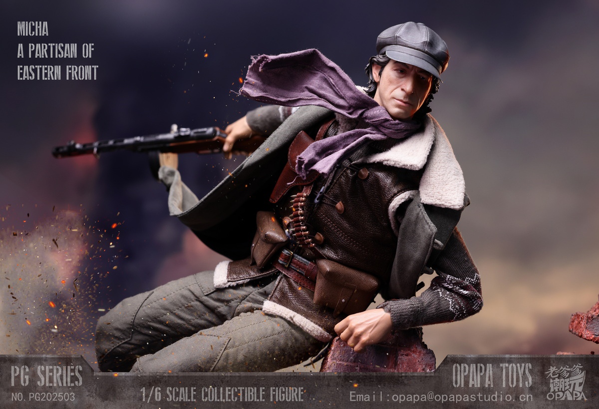 Call of Duty 1/6 Misha Petrov Partisan of Eastern Front PG202503 Ruins PG202506 Statue(GK)-OPAPA TOYS -KWII-GK