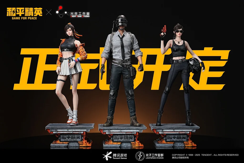 Light Year Studios-Jili & Helmet Man – PUBG Resin Statue