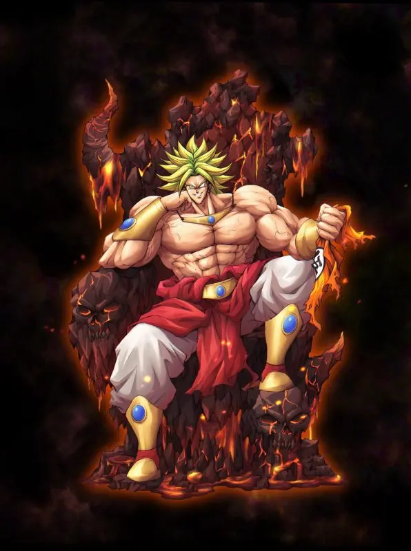 YISHOU Studio - Dragon Ball Throne Broly Statue