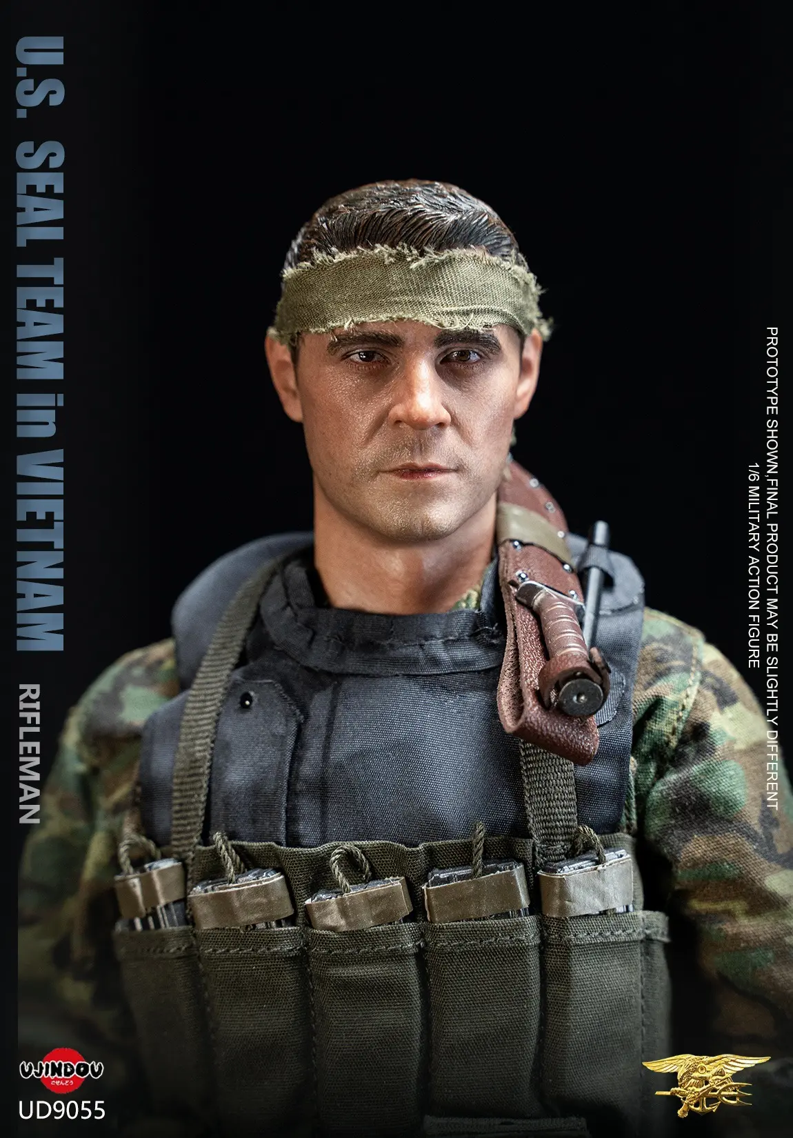 UJINDOU - 1/6 U.S. SEAL TEAM in VIETNAM RIFLEMAN UD9055 (Licensed) Statue(GK) 