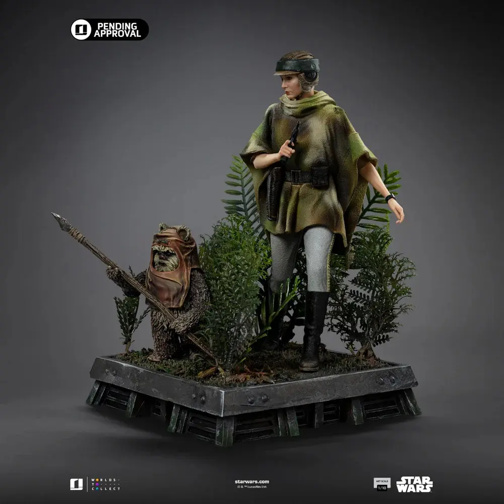 Iron Studio - Leia and Wicket 1/10 Scale Statue LUCSWR126625-10 (Licensed)Statue(GK)