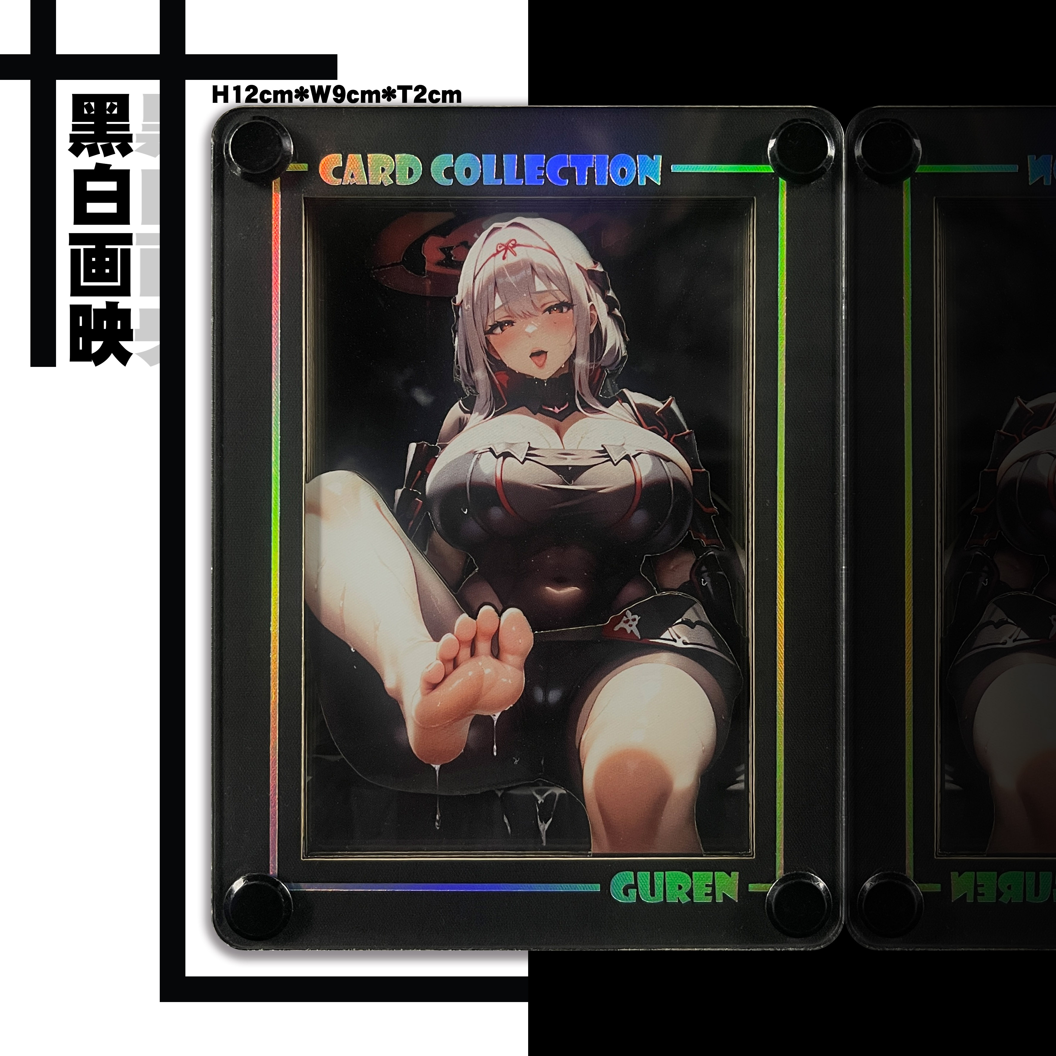 B&W Studio NIKKE Red Lotus Black Desktop Decorative Card Brick In stock